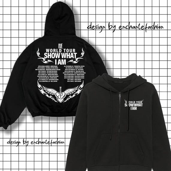 Ive Show What I Am World Tour Zip Hoodie, Ive REVIVE Plus
