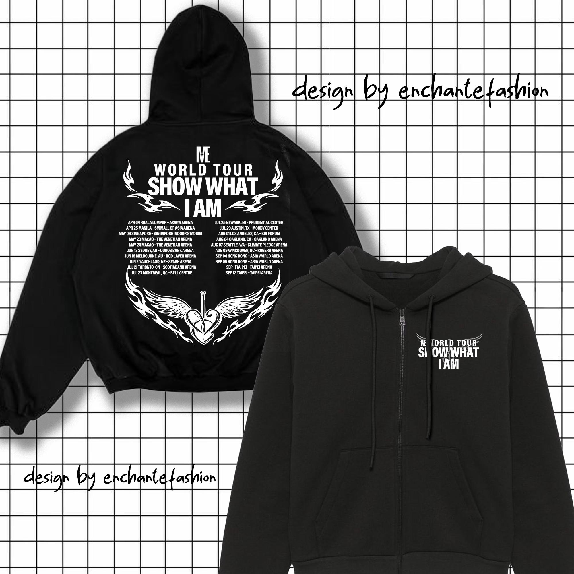 Ive Show What I Am World Tour Zip Hoodie, Ive REVIVE Plus