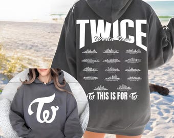 Twice This is for Zip Hoodie, Four Twice Hoodie, Twice My Strategy
