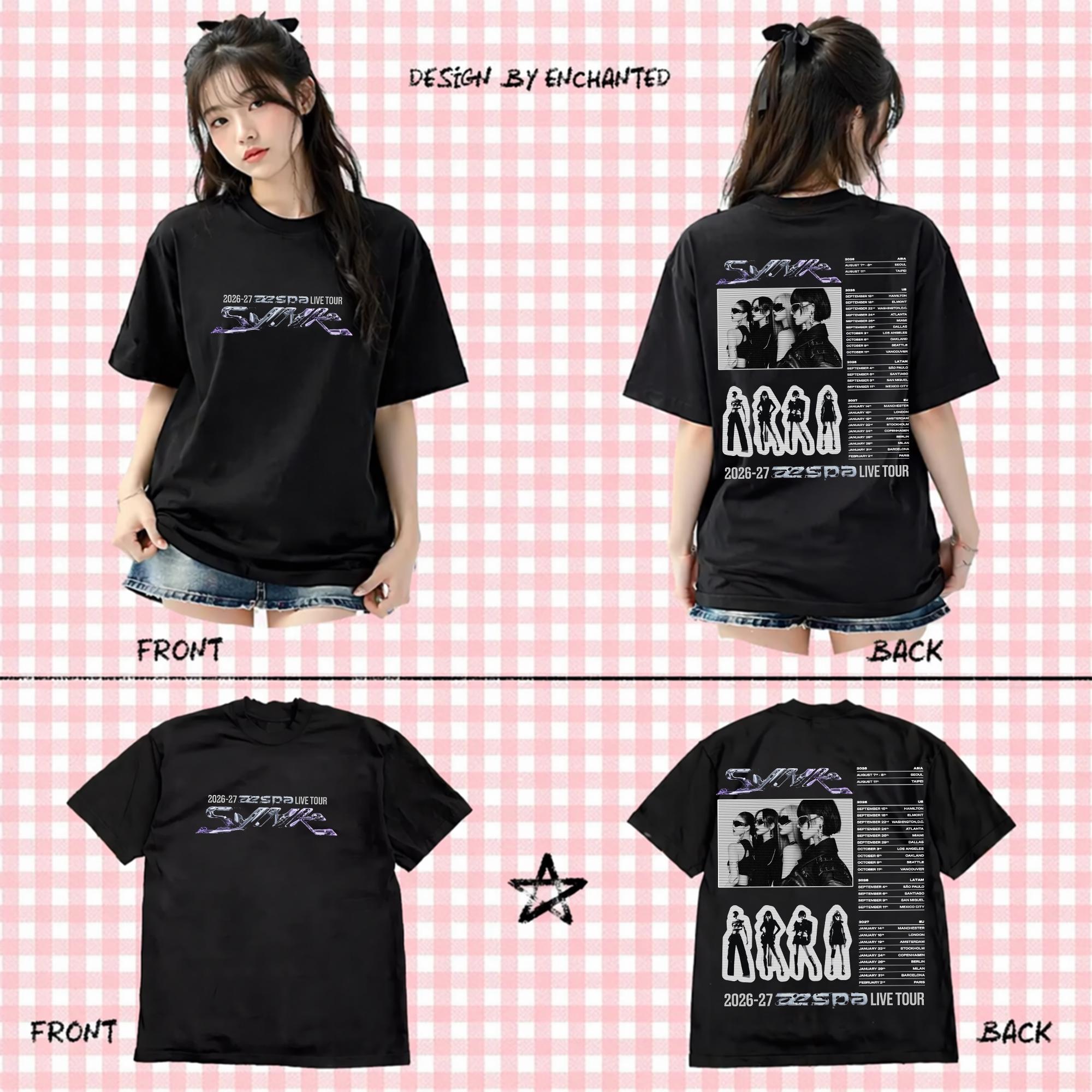 AESPA Synk Live Tour 2026 Hoodie, Aespa Lemonade Shirt, Lemonade T
