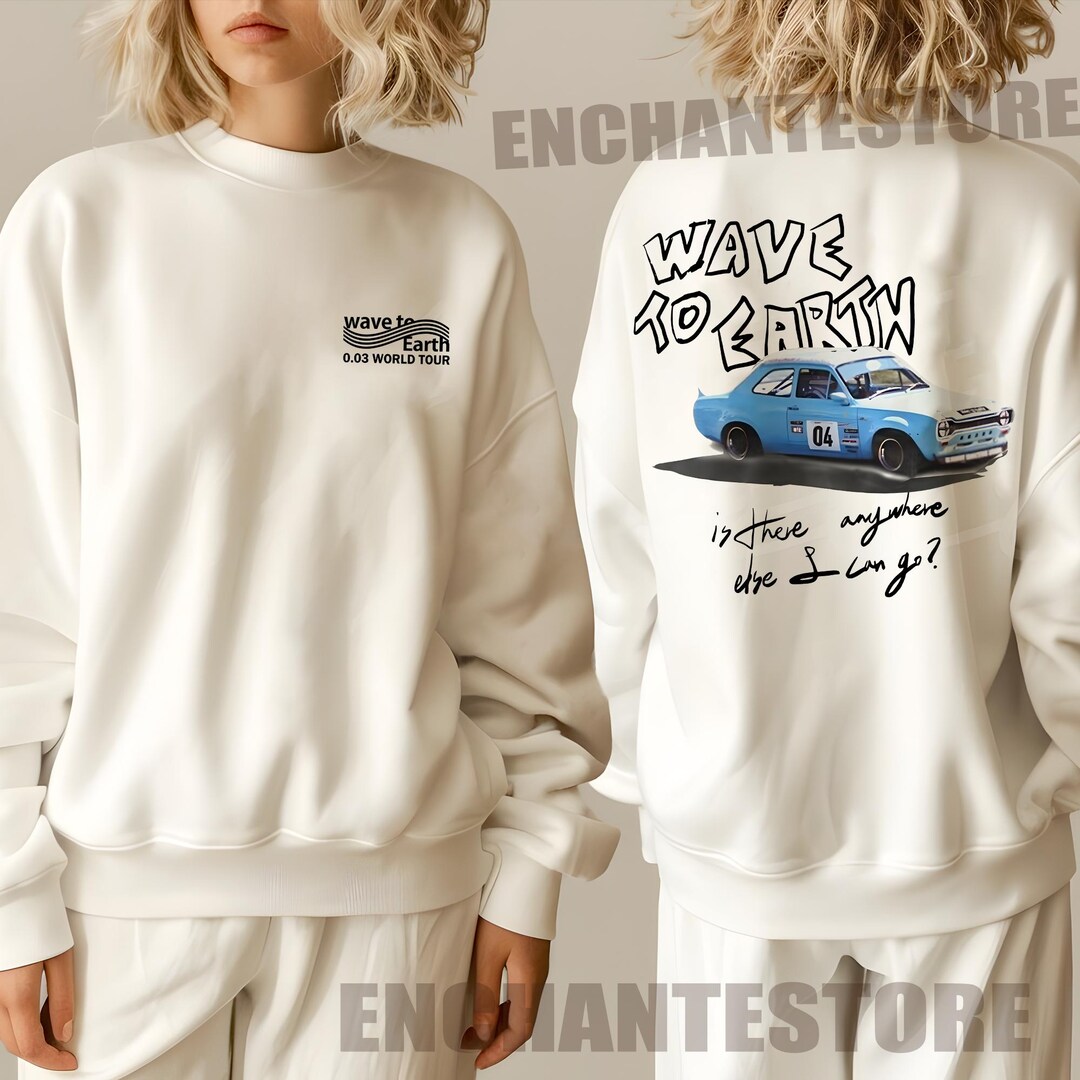 wave to earth 2024 0.03 World tour Tシャツ Wave to Earth Merch Cat 0.03 World Tour T-shirt Fashion Band