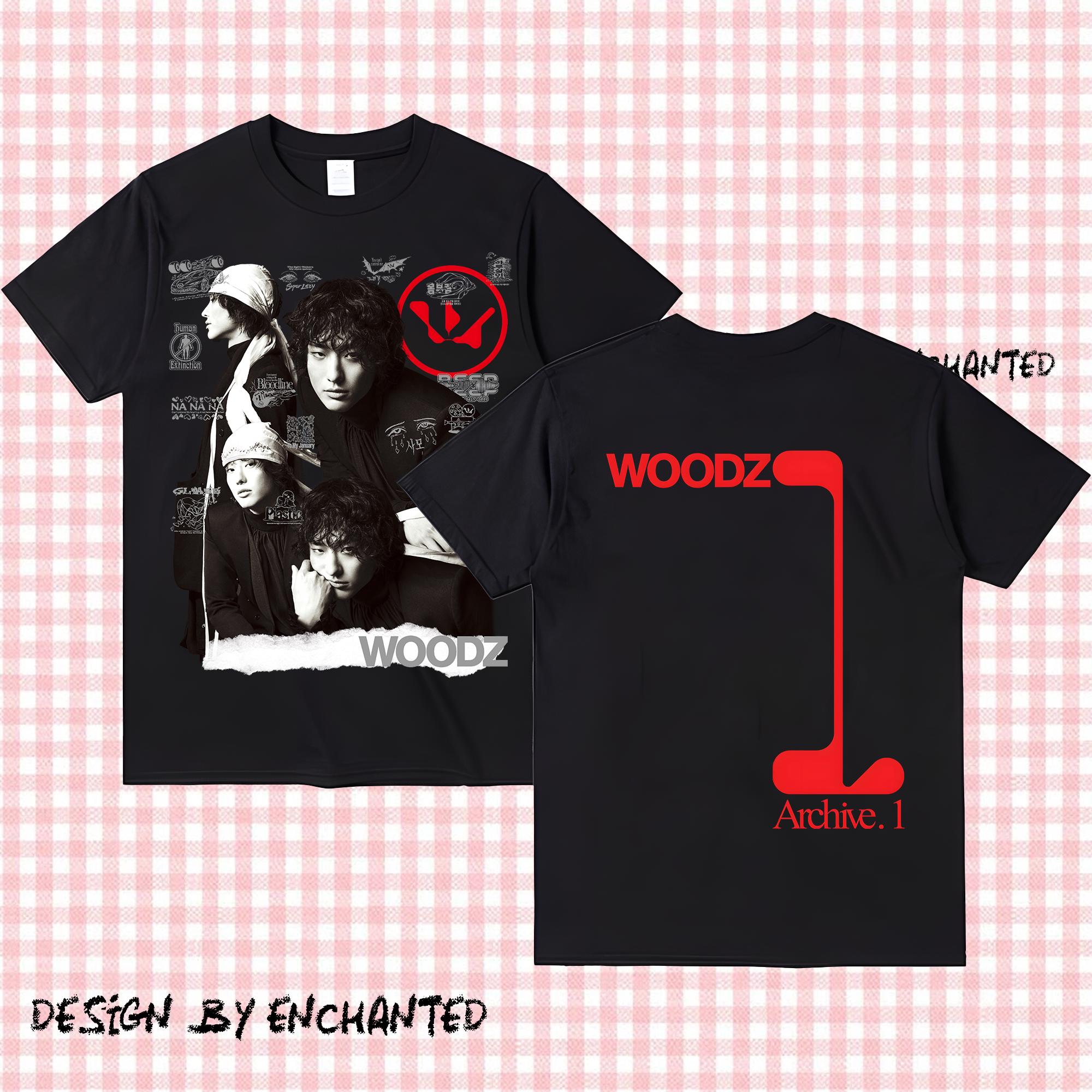 WOODZ Archive 1 Tracklist T-shirt, Woodz Slide Strum Mute Shirt