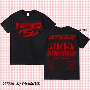 Retro Ateez 2025 World Tour in Your Fantasy Shirt, Ateez World Tour 2025 in North America Shirt, ATEEZ Golden Hour Part 3, Ateez Lemon Drop