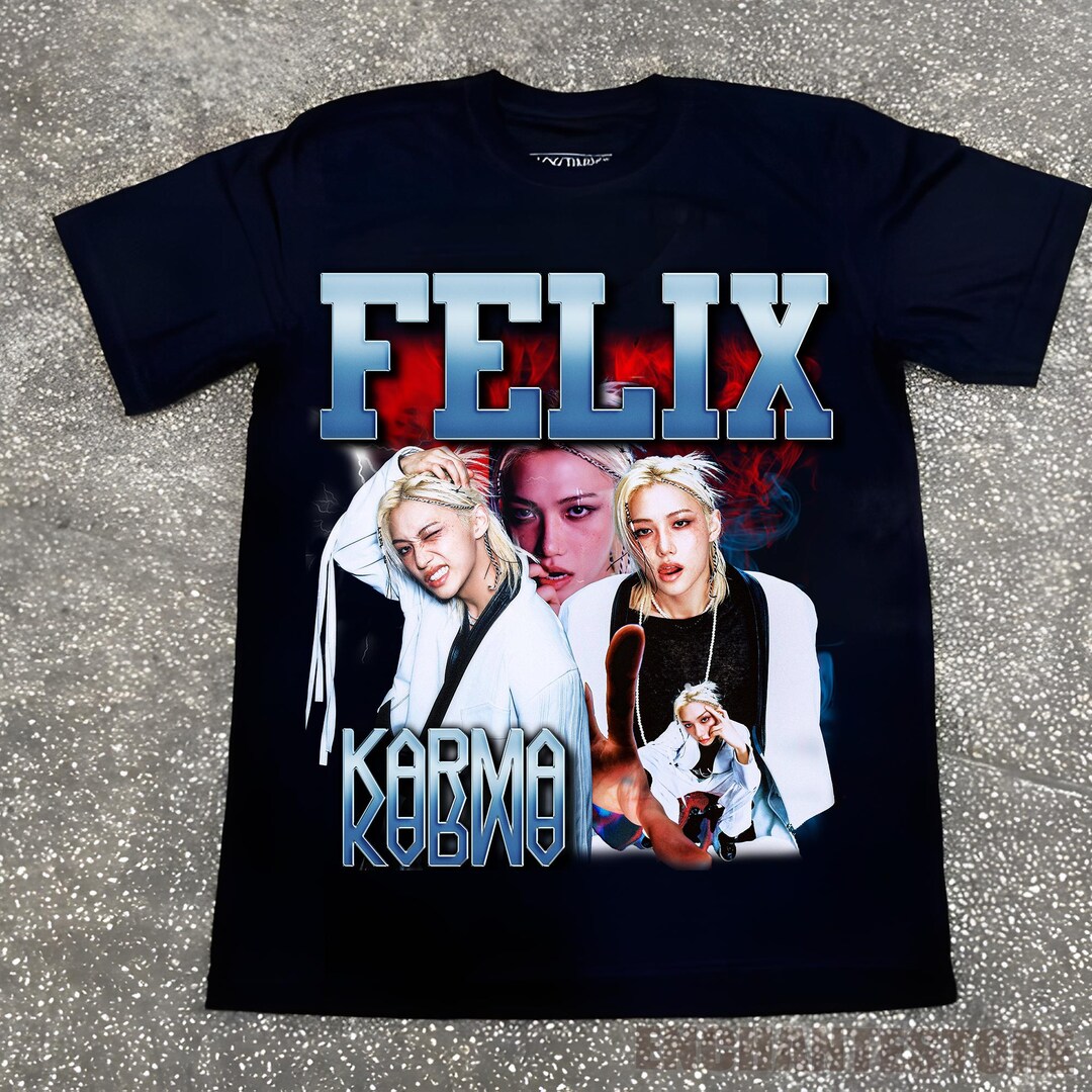 Retro Stray Kids Felix Karma Shirt, SKZ Karma Sweatshirt, Stray