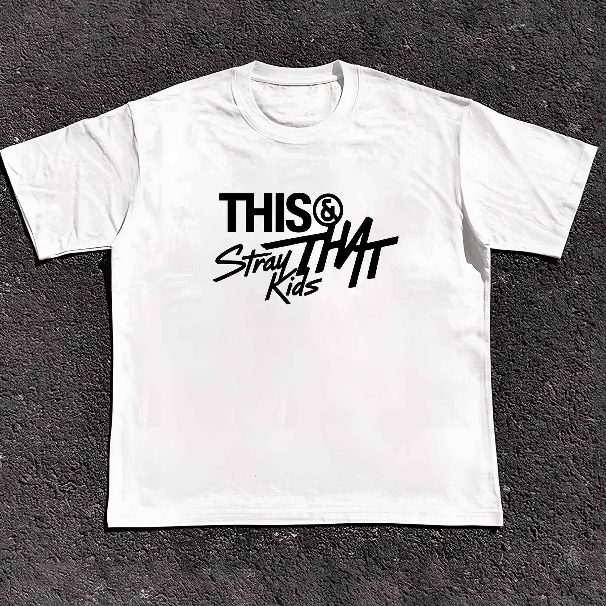 Stray Kids This and That T-shirt, Stray Kids Run It Shirt, Stray