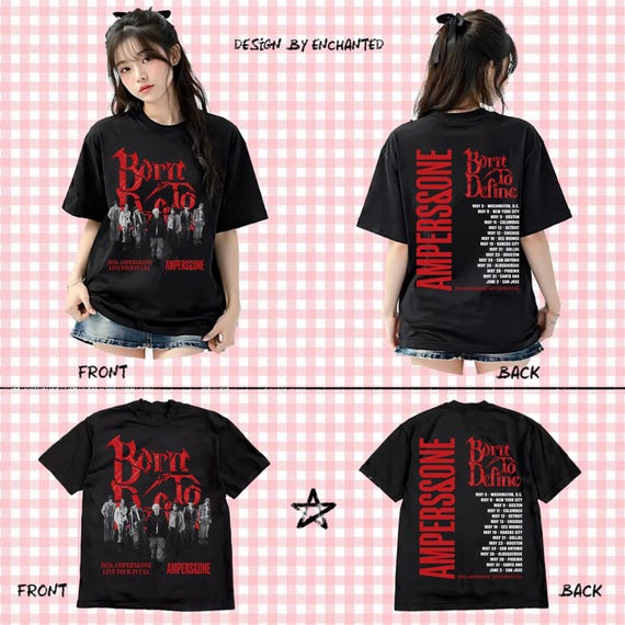 AMPERSANDONE Live Tour Born to Define Shirt, AMPERS&ONE Born to