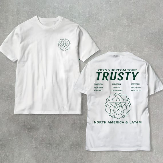 2025 Yugyeom Tour Trusty Shirt, 2025 Trusty in US Merch, Yugyeom