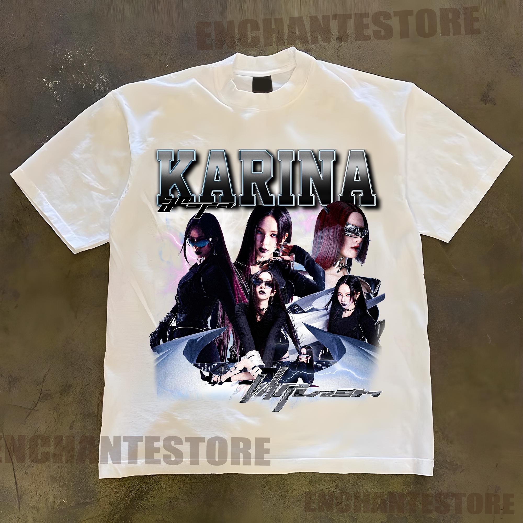 Retro Aespa Karina Shirt, Aespa Whiplash Shirt, AESPA Synk