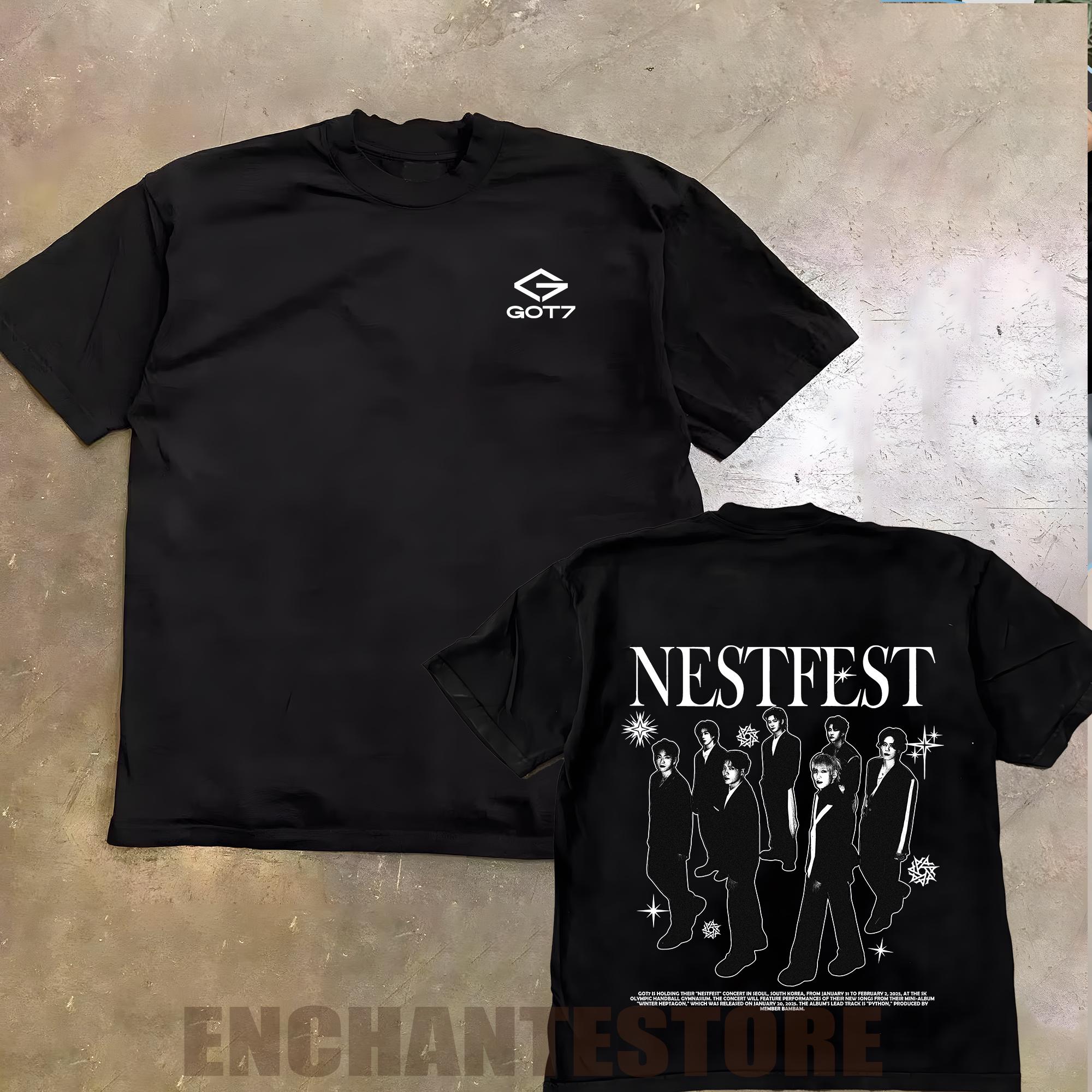 GOT7 NESTFEST MD フードパーカー GOT7 Kpop Hoodie, Got7 Nestfest Concert Sweatshirt, 2025