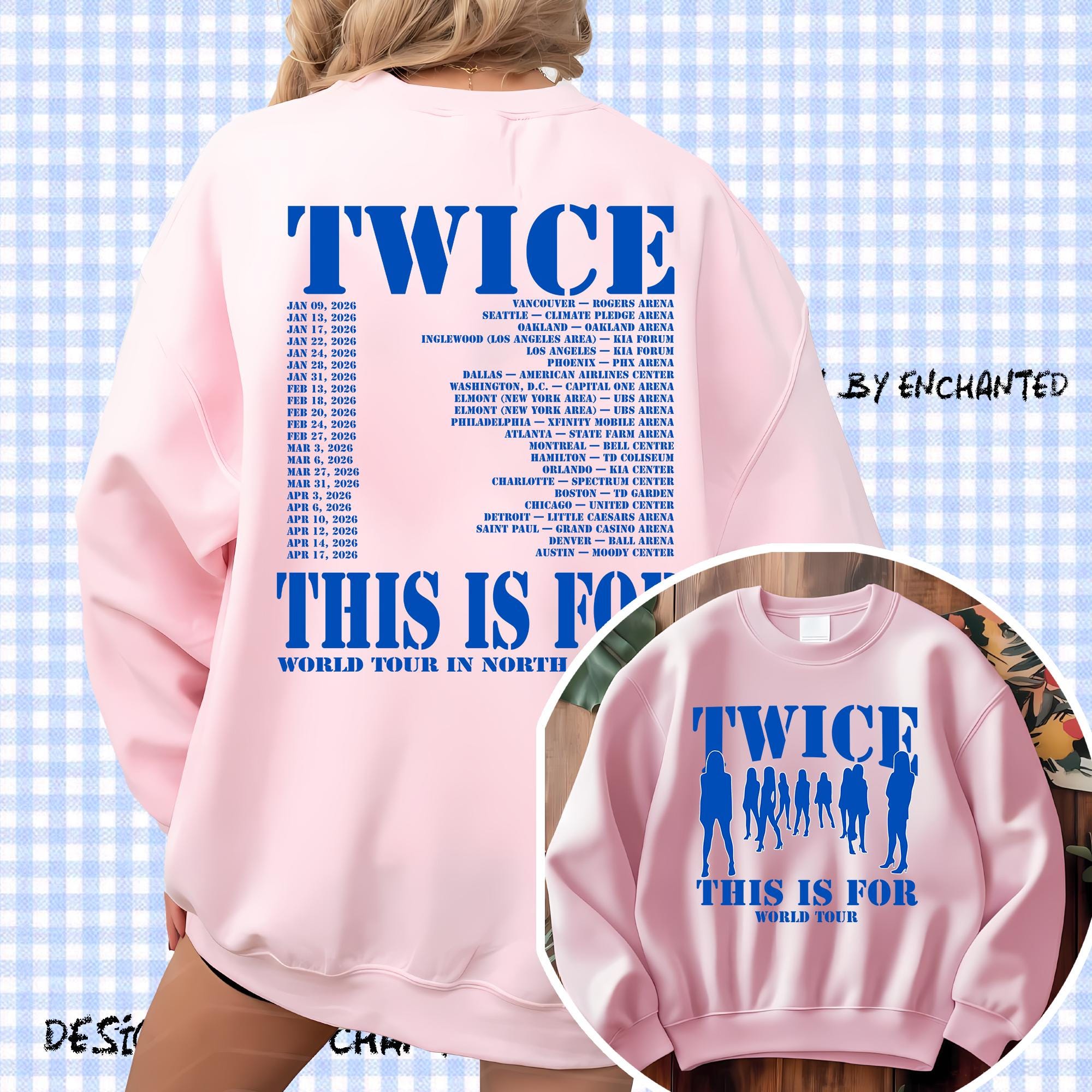Twice This is for World Tour Part 2 Sweatshirt, Four Twice Shirt