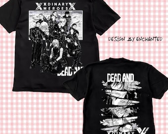 Xdinary Heroes Dead And Shirt, Xdinary Heroes Kpop T-Shirt, Beautiful Mind World Tour Shirt, Dead And Track List, We Are all Heroes Shirt