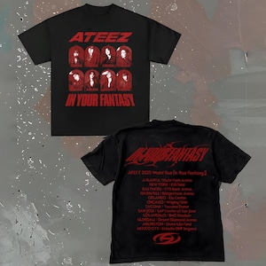 Ateez 2025 World Tour in Your Fantasy Shirt, ATEEZ Golden Hour Part 3 Shirt, Ateez World Tour 2025 in North America Hoodie, Ateez Lemon Drop
