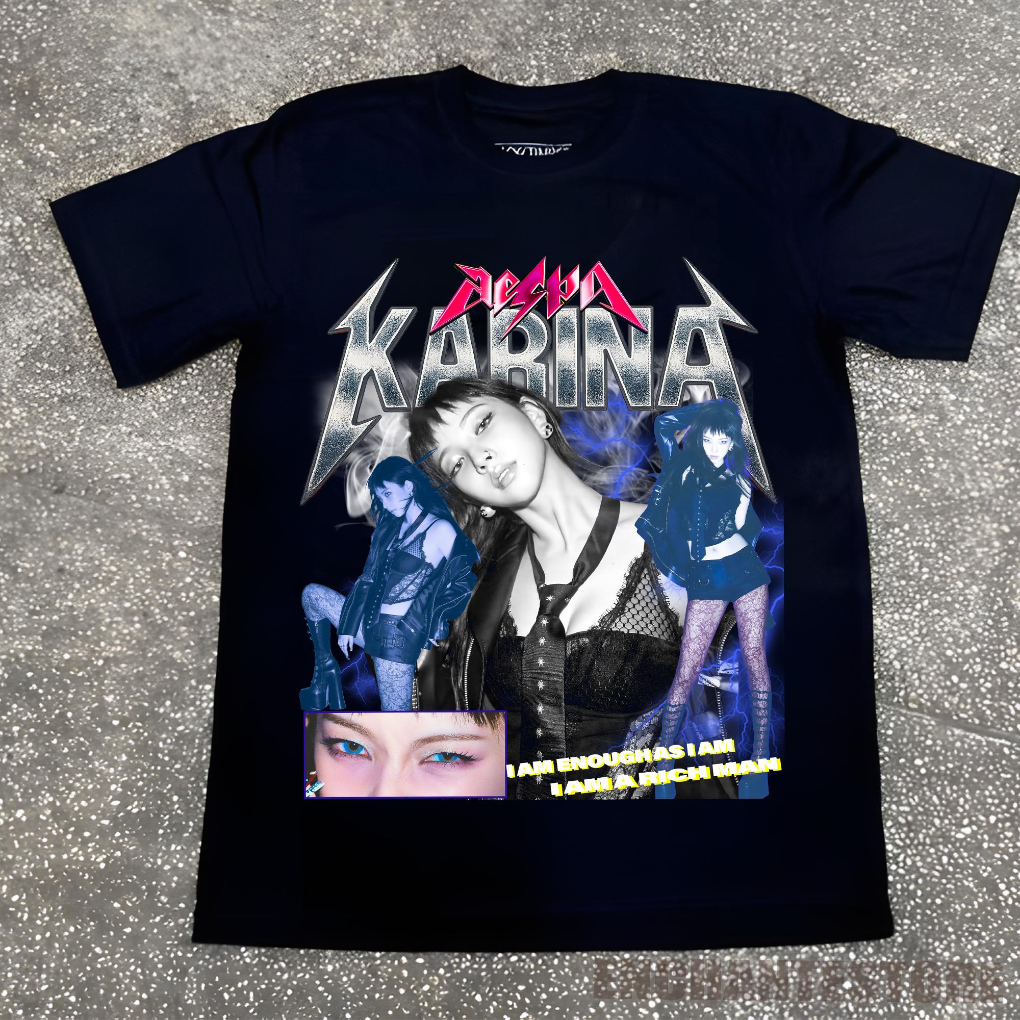 Aespa Karina Tshirt, Aespa Rich Man Shirt, I Am a Rich Man