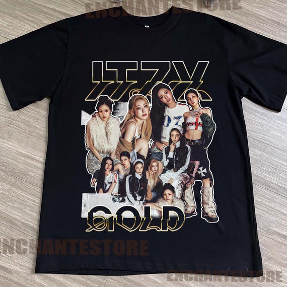 ITZY GWBG Tシャツ ANGEL 黒 XL 韓国ソウル ポップアップ - メルカリ