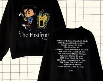 ★新品★NCT MARK The Firstfruit T-shirt FREE Mark the First Fruit Shirt, NCT 127 Mark Shirt, NCT127 4th