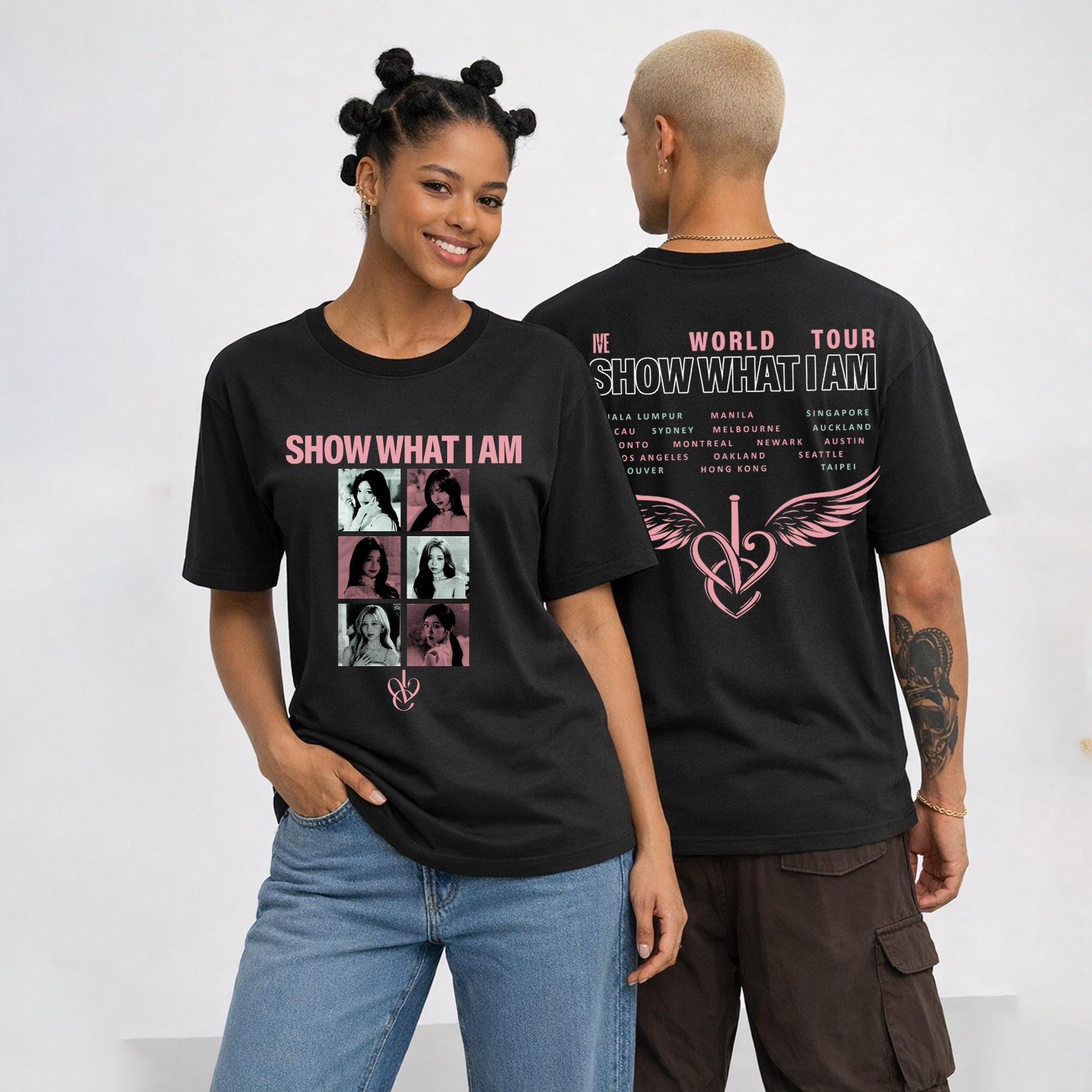 Ive Show What I Am World Tour T-shirt, Ive REVIVE Plus Shirt, Ive
