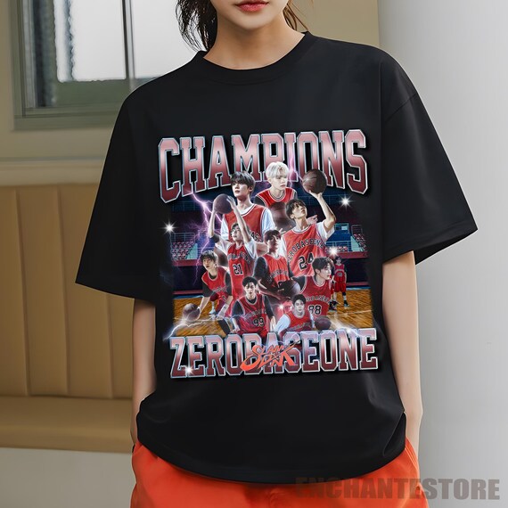 Retro ZEROBASEONE Slamdunk Shirt, Zerobaseone Never Say Never