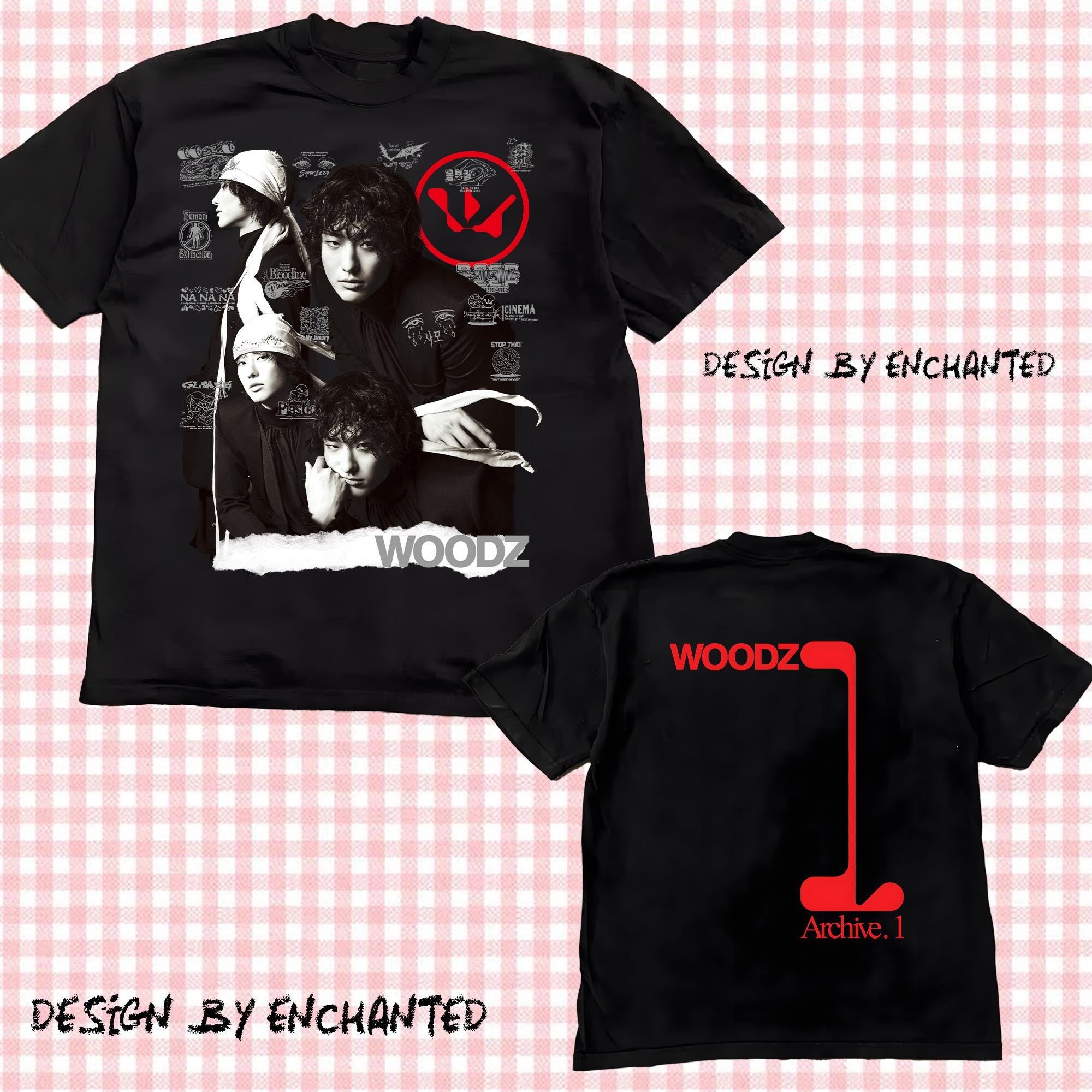 WOODZ Archive 1 Tracklist T-shirt, Woodz Slide Strum Mute Shirt