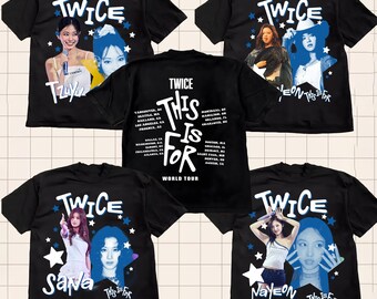 Twice Member World Tour Shirt, Twice This is for World Tour Part 2