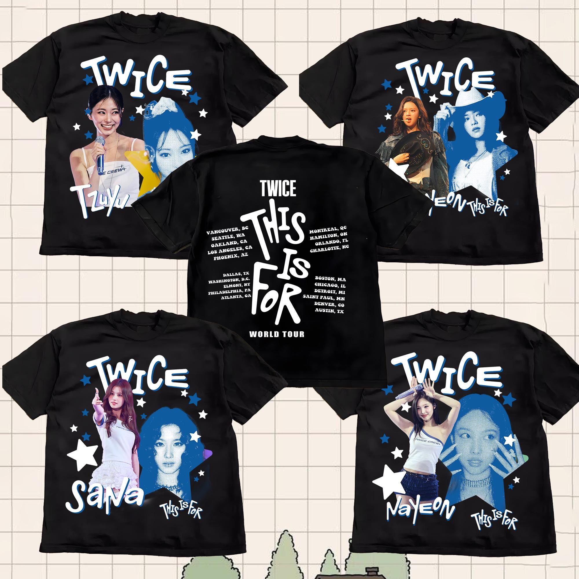 Twice Member World Tour Shirt, Twice This is for World Tour Part 2