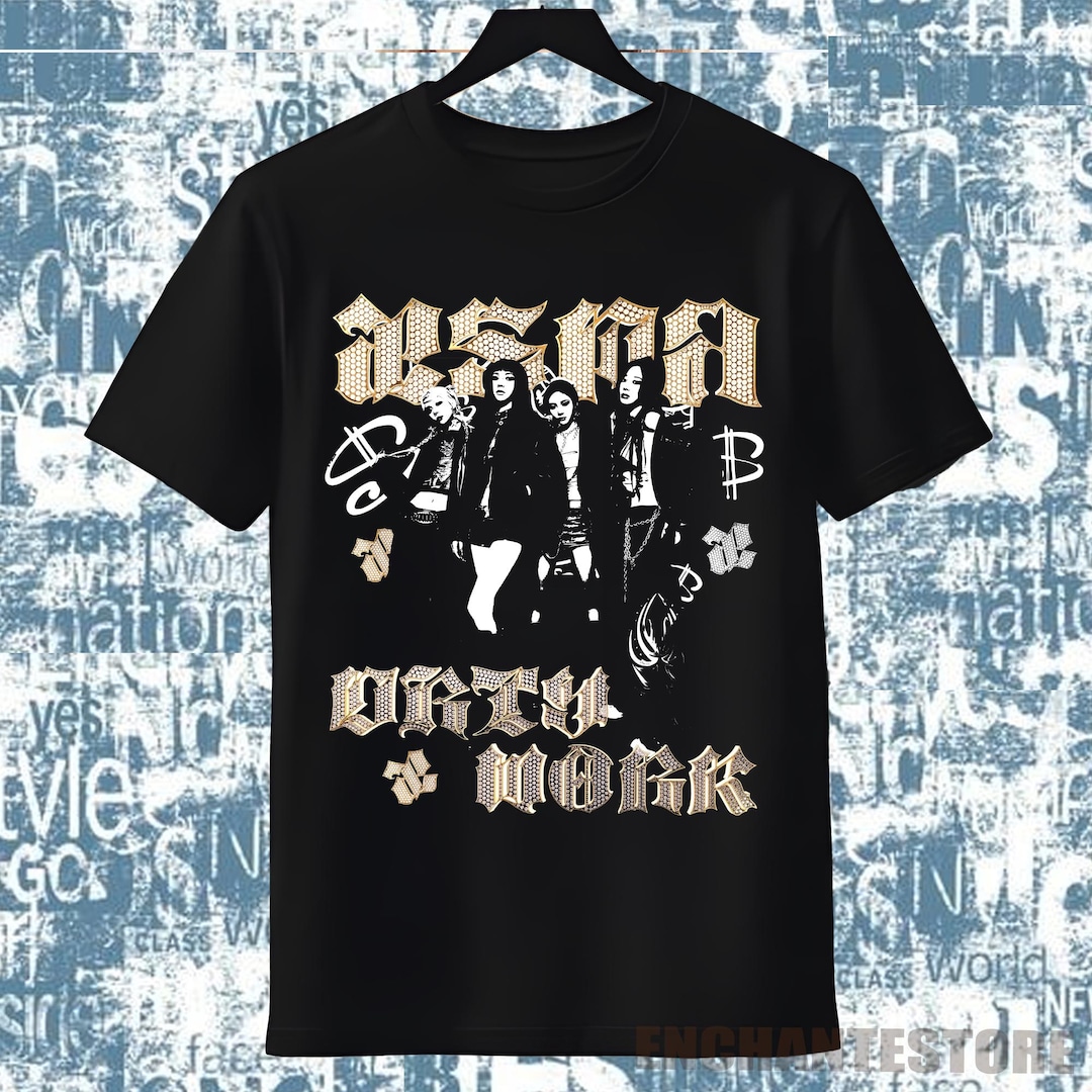 aespa Dirty Work ポップアップTシャツ トレカセット ウィンター aespa ウィンター Dirty Work ポップアップ Tシャツトレカセット