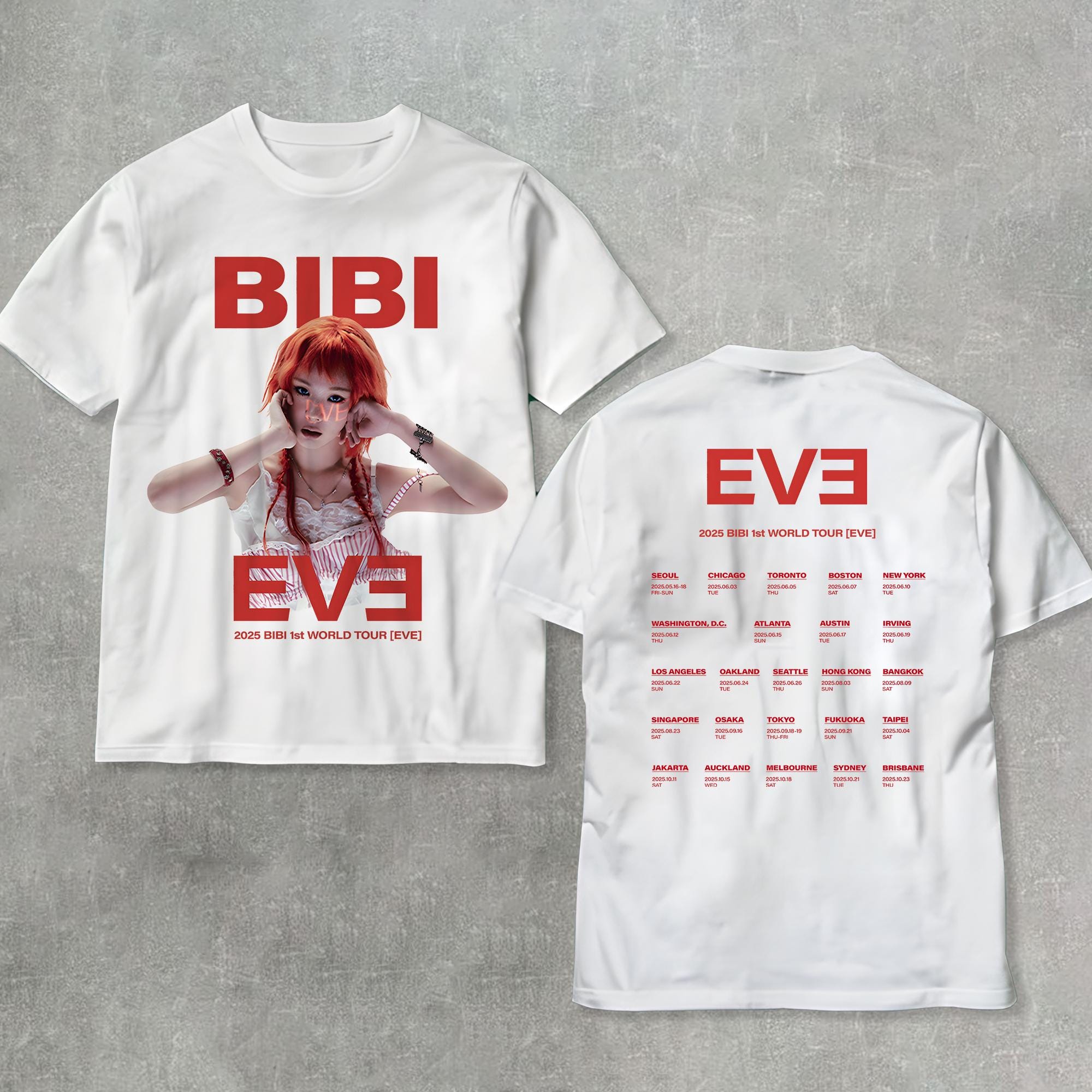 Bibi 1st World Tour in North America Shirt, 2025 Bibi 1st World