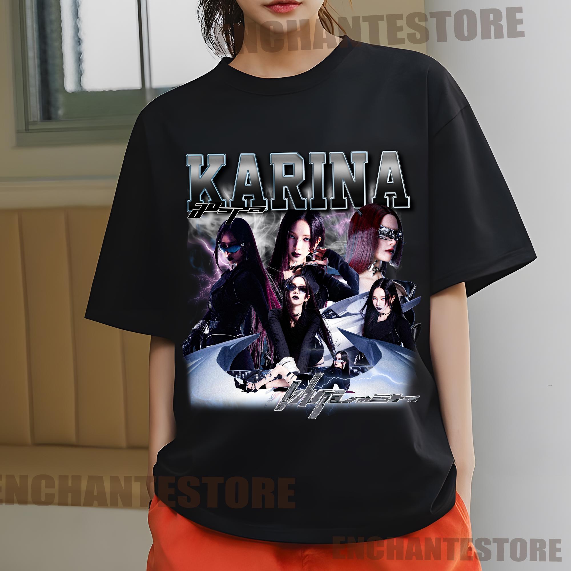 Retro Aespa Karina Shirt, Aespa Whiplash Shirt, AESPA Synk