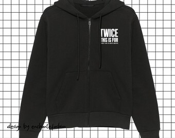 Twice This is for World Tour in US 2026 Zip Hoodie, This is for