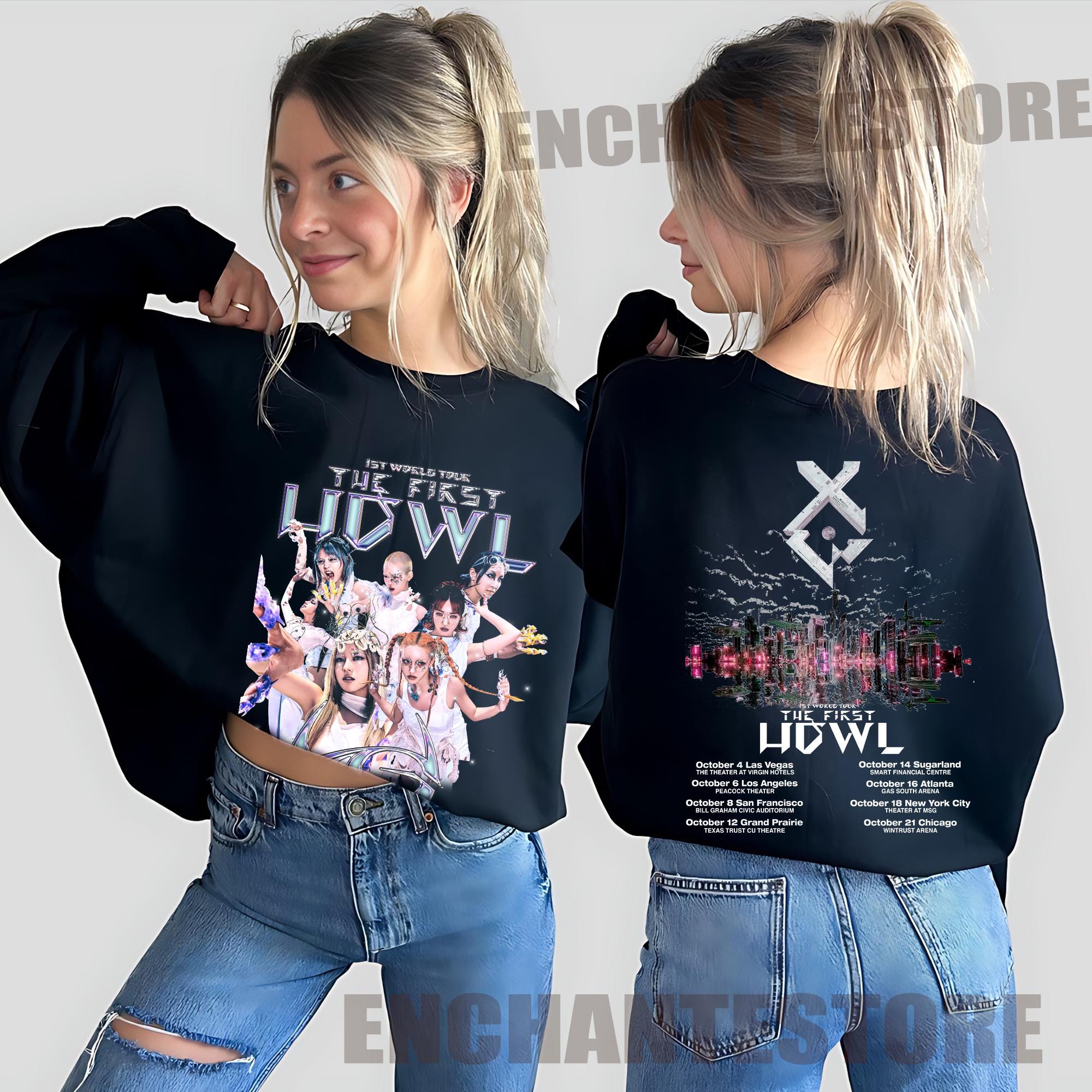 Retro XG 1st World Tour Shirt, Xg the First HOWL Sweatshirt, Xg
