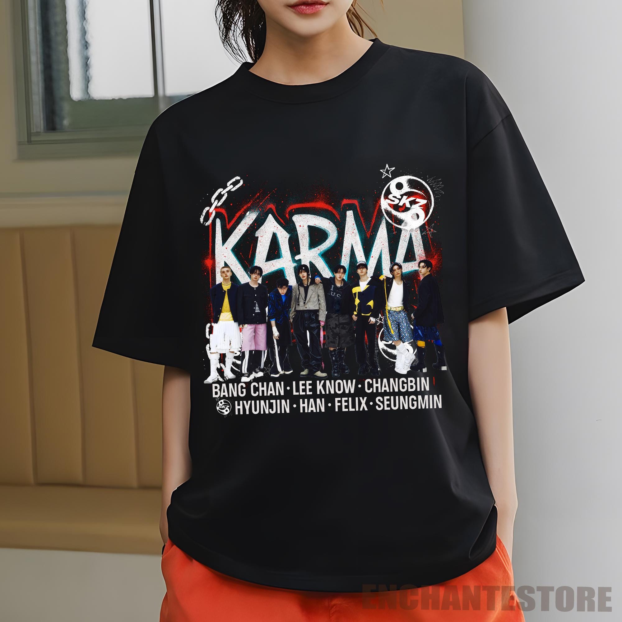 Retro Stray Kids Karma Shirt, SKZ Karma Sweatshirt, Stray Kids