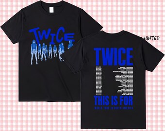 TWICE WORLD TOUR アメリカ 限定グッズ【Tシャツ05】L Twice This Is For World Tour February 13 2026 Capital One Arena