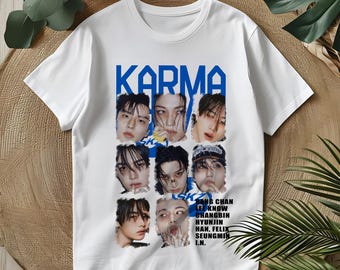 Straykids Karma Mineral Wash Shirt: SKZ World Tour Merch - Etsy