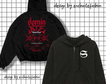 Stray Kids Dominate Zip Hoodie, Stray Kids Dominate World Tour Zip