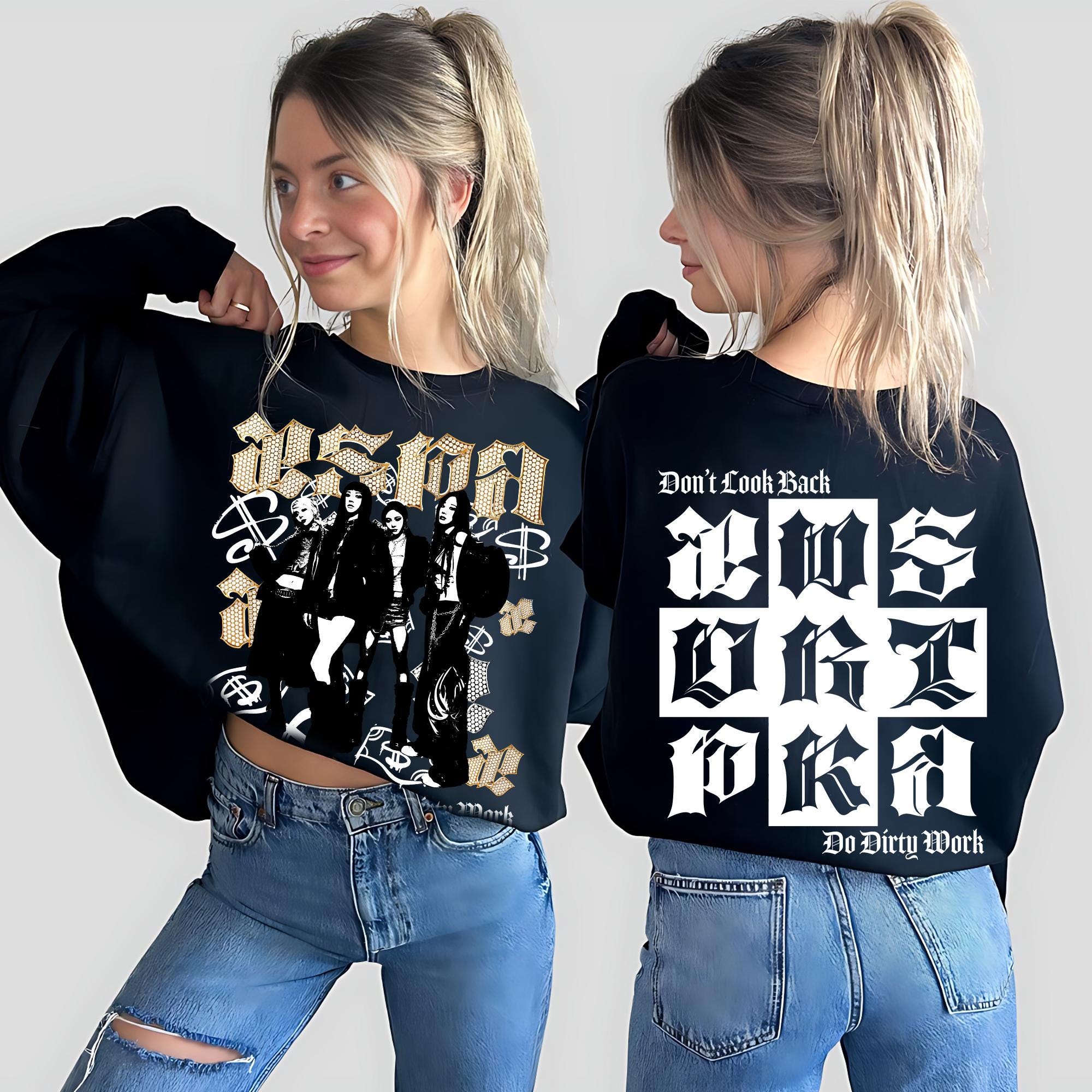 Retro Aespa Dirty Work Shirt, Dirty Work Sweatshirt, Aespa Members
