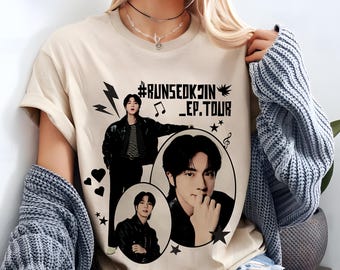 Retro Run Seokjin Ep Tour Shirt, Jin Tour 2025 Tshirt, Echo