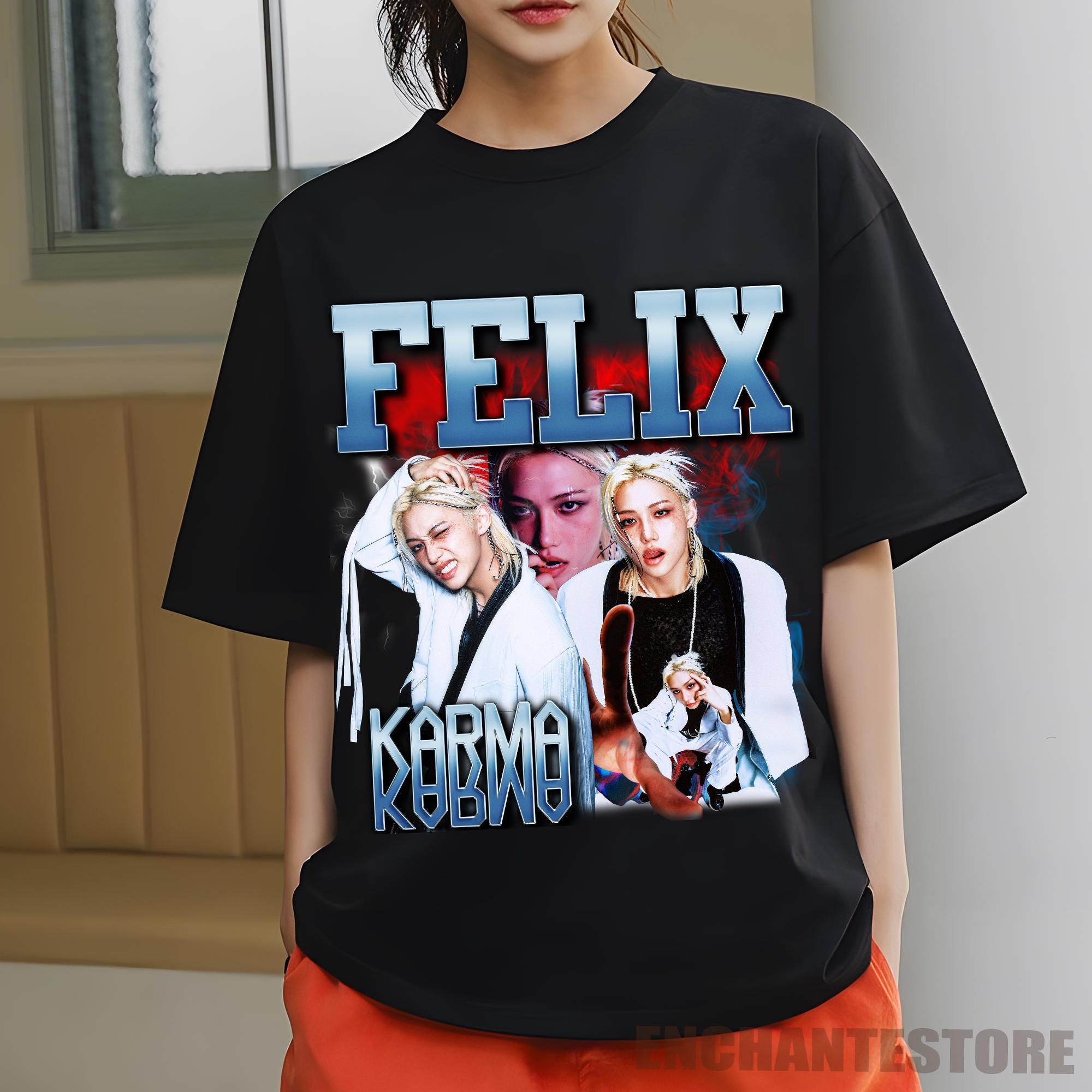 Retro Stray Kids Felix Karma Shirt, SKZ Karma Sweatshirt, Stray