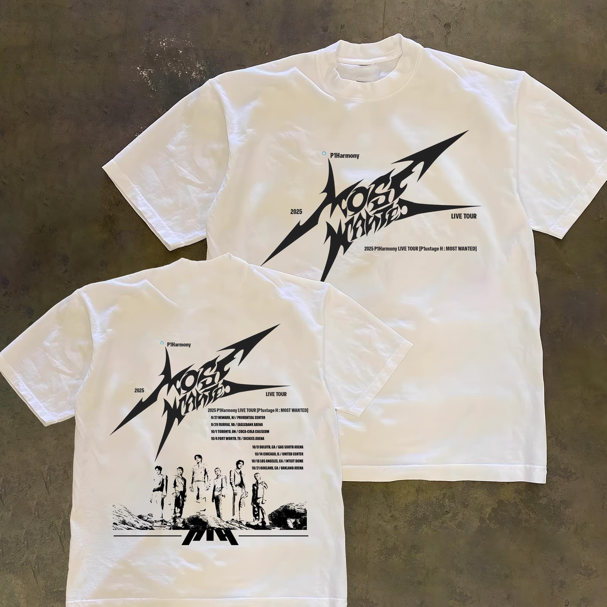 2025 P1harmony Live Tour P1ustage H Most Wanted Shirt, P1harmony