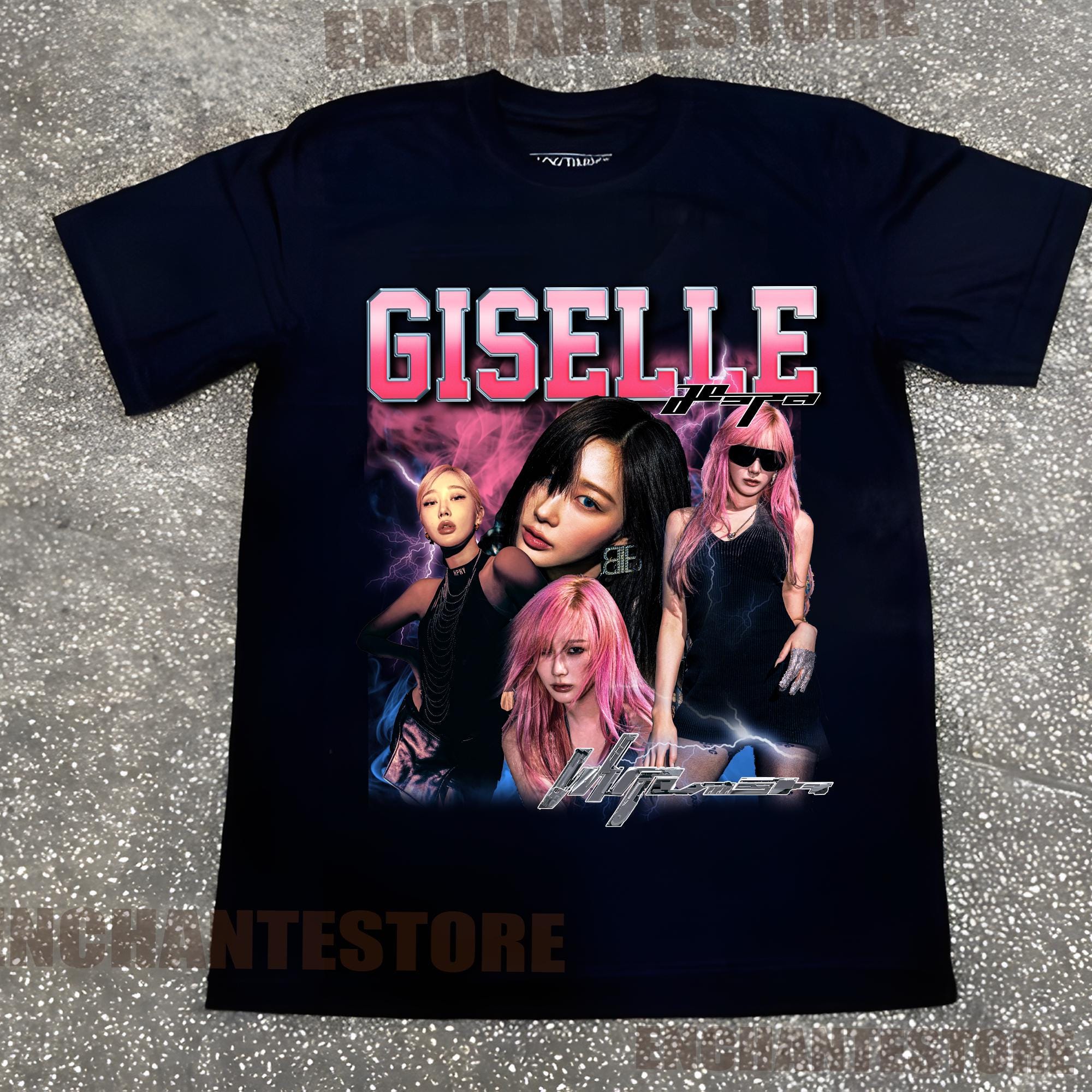 Amazon.co.jp: [JINZE] AESPA GISELLE ジセル Tシャツ 内永枝利