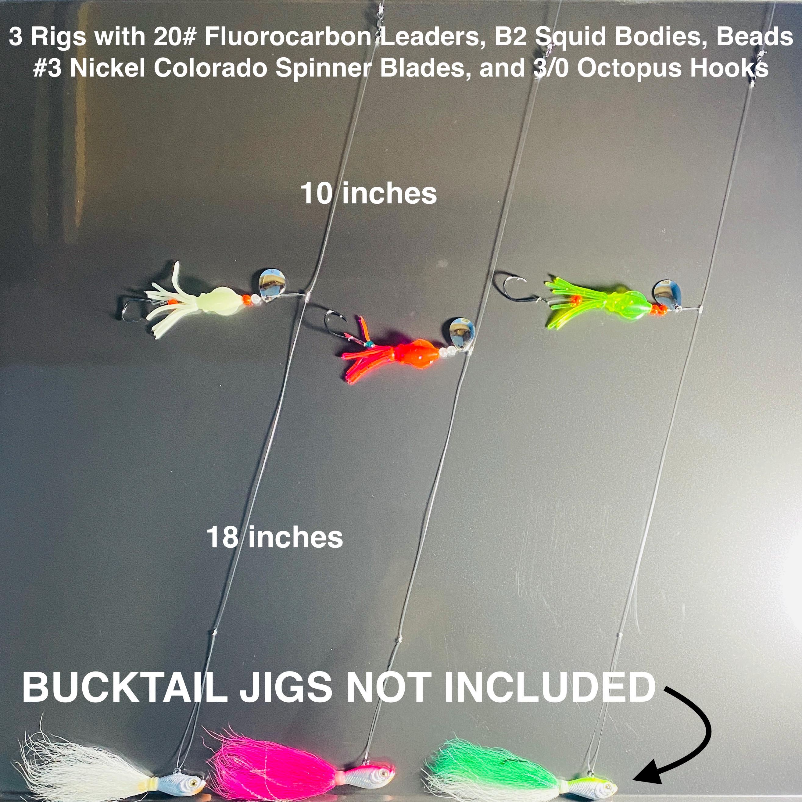 Blackfish Carolina Rig For Sheepshead Bucktail Jigs Saltwater Rock