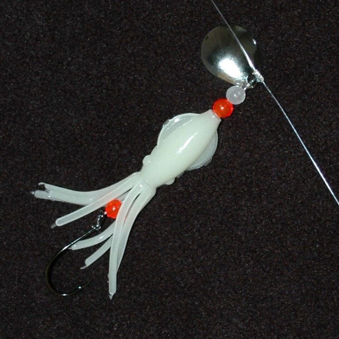 Best FLUKE summer Flounder Fluorocarbon High/low B2 Squid Buck Tail