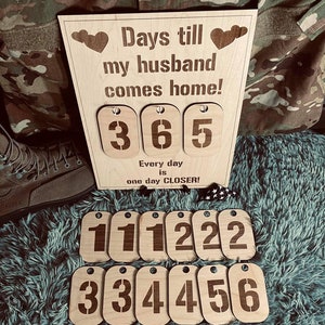 Deployment Countdown-Family-Deployment-Days till-Sign