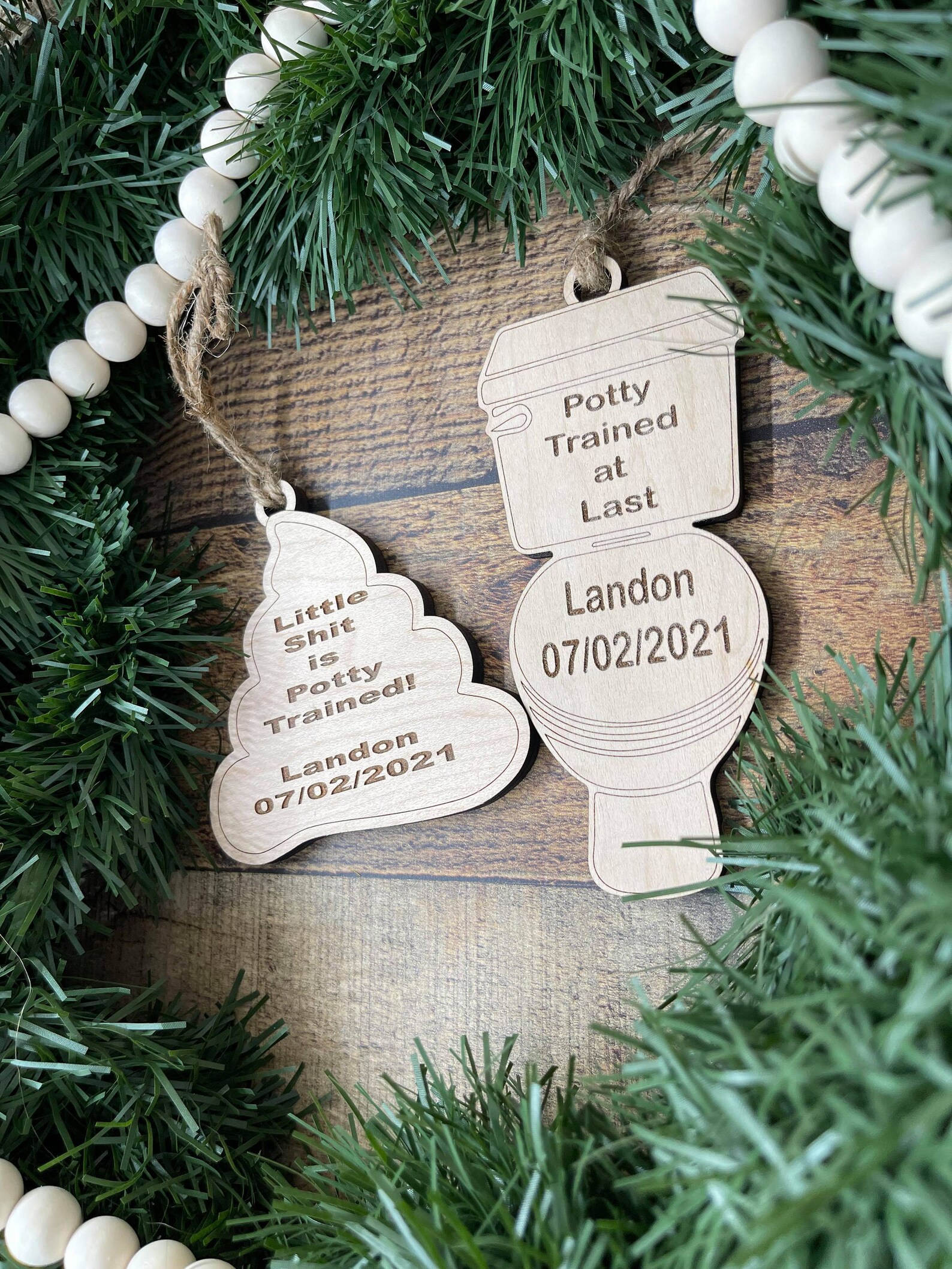 downstairs toilet ornaments