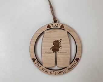 The Year Of Poopy Pants-2024-Poopy-Poop-If You Know You Know-Ornament