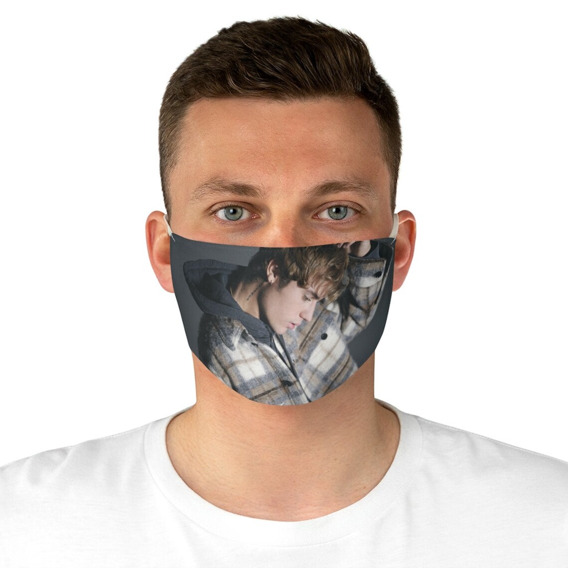 Justin Bieber Fabric Face Mask | Etsy