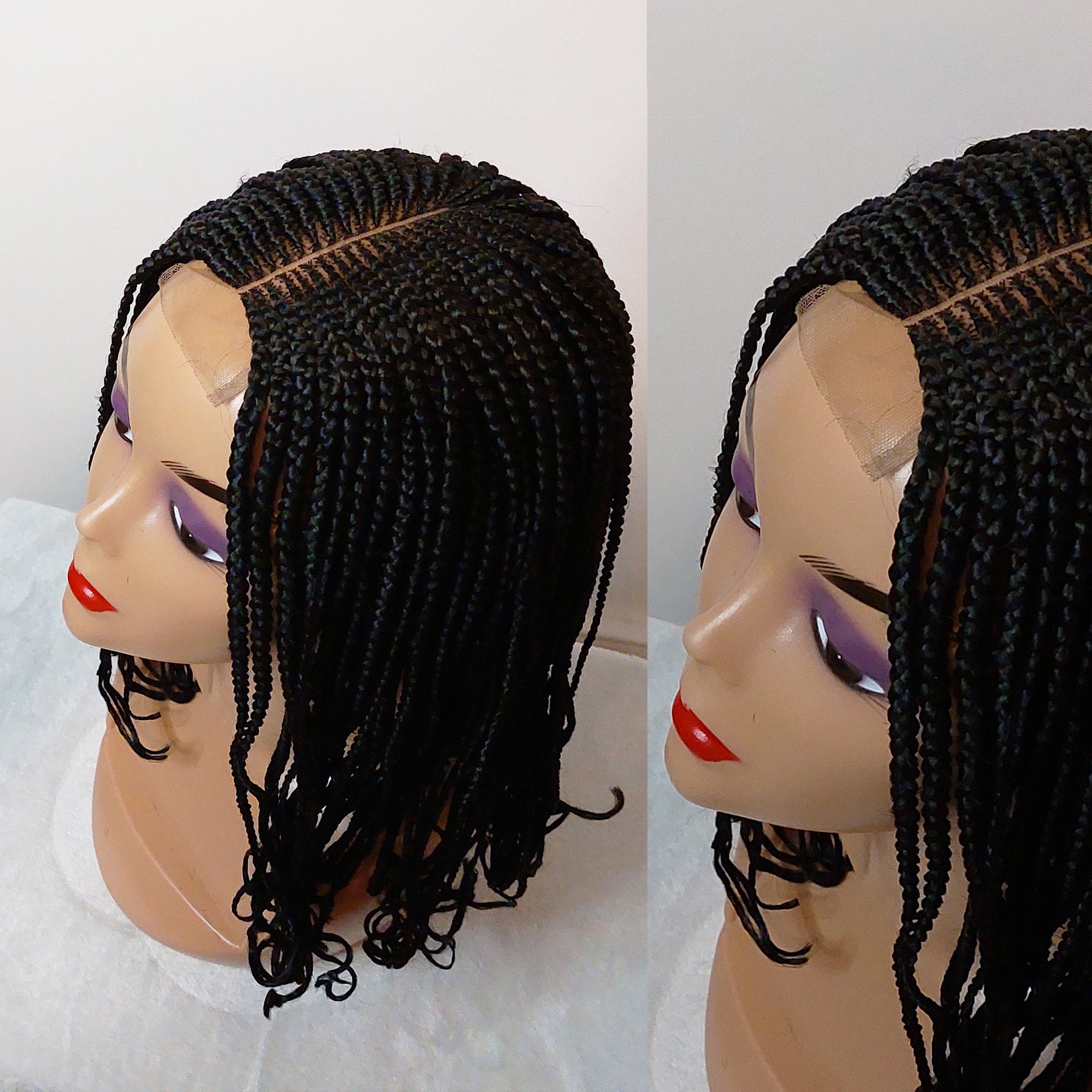 Goddess Conrow braids wig, Full lace braids,Goddess braided wig, Goddess stitch conrow braid wig, Bohemian braids, Boho braids, Updo conrow