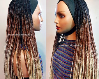 Parrucche intrecciate per donne di colore: parrucca con fascia intrecciata, coda di cavallo intercambiabile, adatta a chi soffre di alopecia.