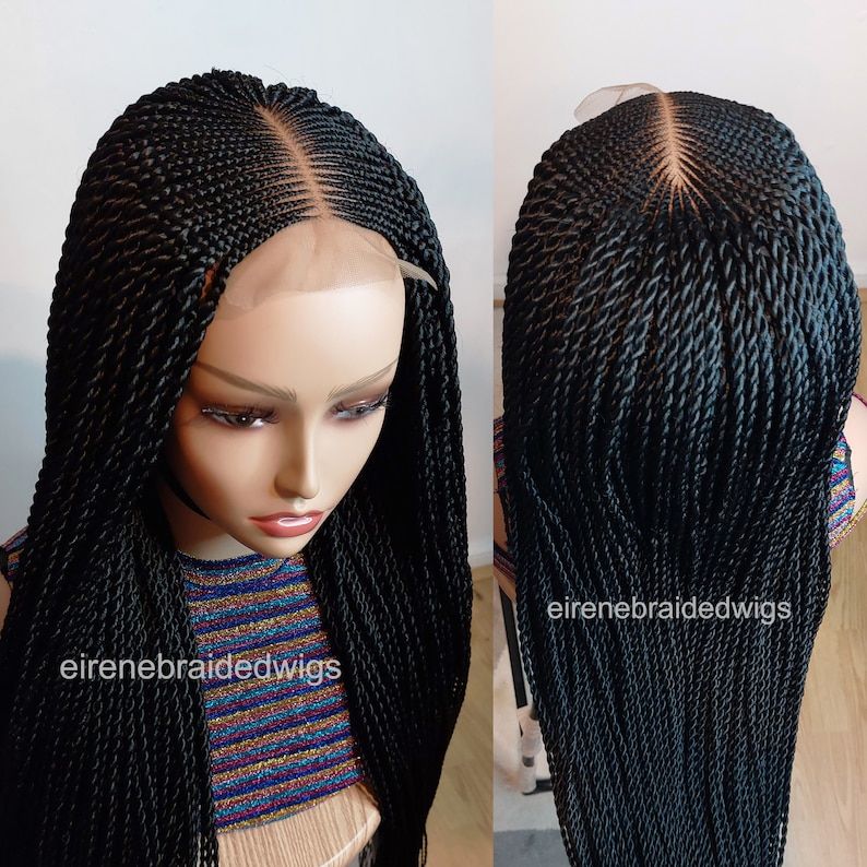 Fulani Conrow Braided Wig for Black Women Ghana Weaving Lace Etsy