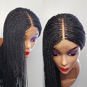 Senegalese Micro Twist Braided Wig for Black Women Million - Etsy