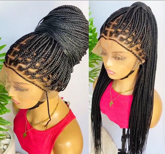 Natural braided wigs hotsell