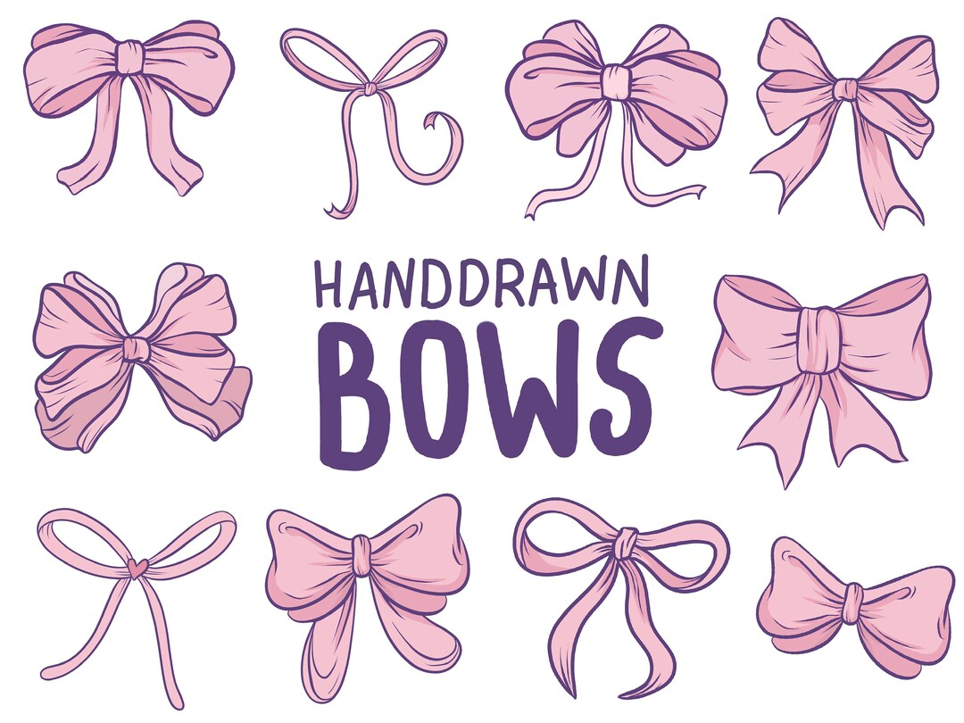 Clip Art Bows Printable Digital Products Scrapbooking Stickers for Clip Art Bows Printable Digital Products Scrapbooking Stickers for